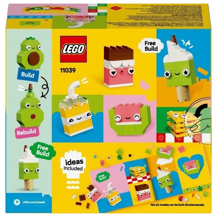 LEGO Classic 11039 Les aliments créatifs - Jouet de construction pour enfants des 4 ans LEGO Classic 11039 Les aliments créatifs - Jouet de construction pour enfants des 4 ans