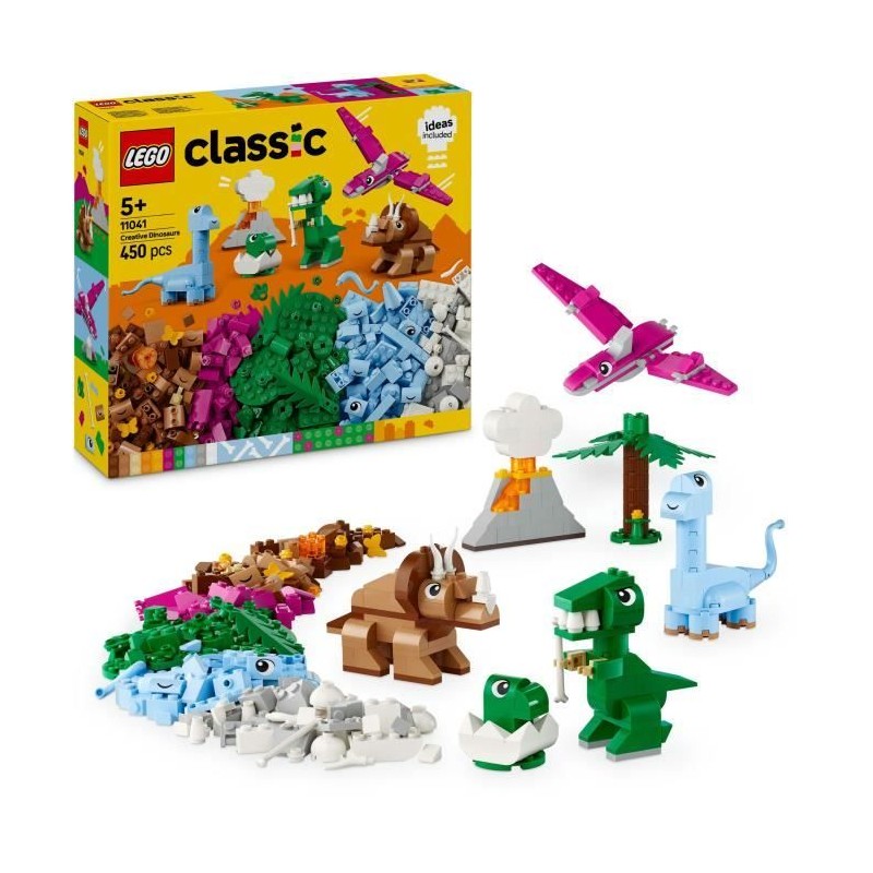 LEGO Classic 11041 Les dinosaures créatifs - Jouet de construction in