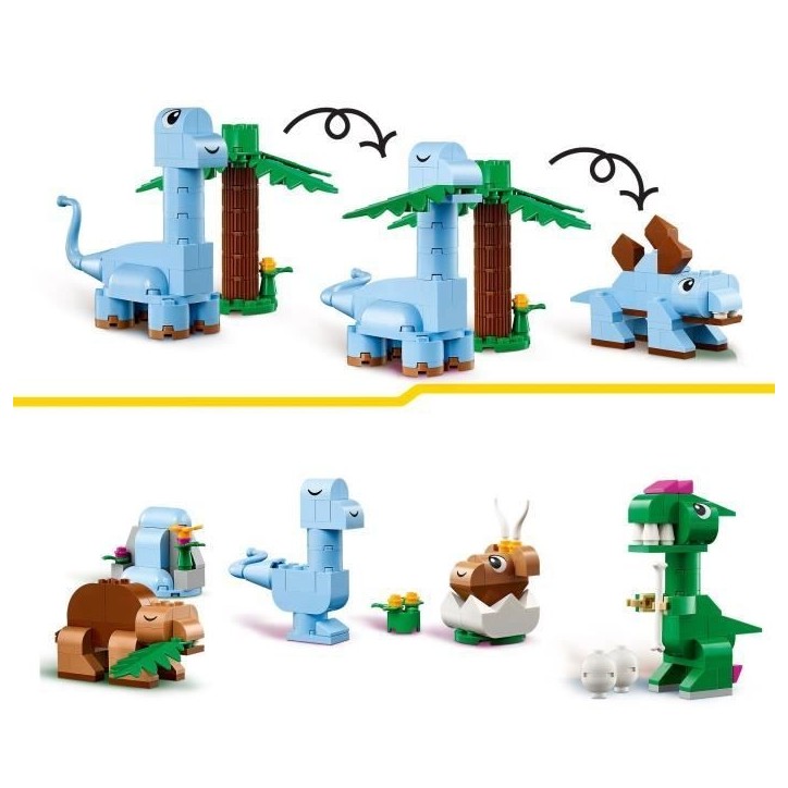 LEGO Classic 11041 Les dinosaures créatifs - Jouet de construction incluant un T-rex