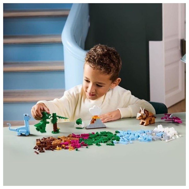 LEGO Classic 11041 Les dinosaures créatifs - Jouet de construction incluant un T-rex