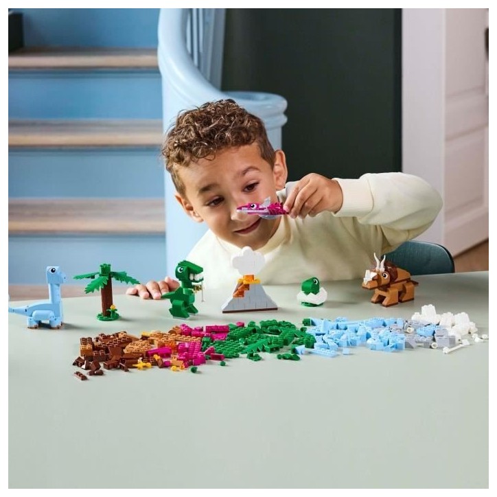 LEGO Classic 11041 Les dinosaures créatifs - Jouet de construction incluant un T-rex