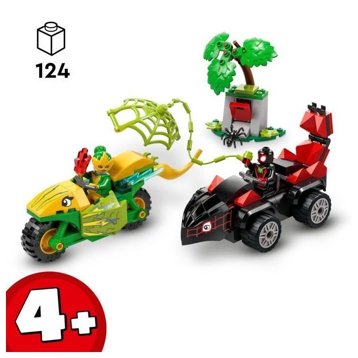 LEGO Marvel 11198 Course-poursuite entre Spin et Electro en dino-véhicules - Spidey et ses amis extraordinaires LEGO Marvel 11198 Course-poursuite entre Spin et Electro en dino-véhicules - Spidey et ses amis extraordinaires