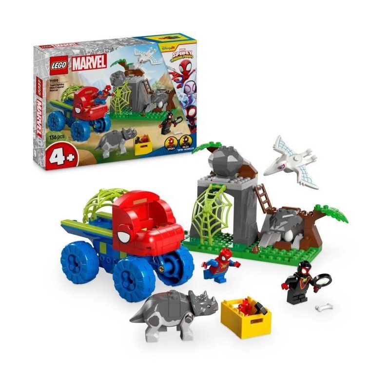 LEGO Marvel 11199 Sauvetage de l'équipe Spidey en dino-véhicule - Sp LEGO Marvel 11199 Sauvetage de l'équipe Spidey en dino-véhicule - Sp