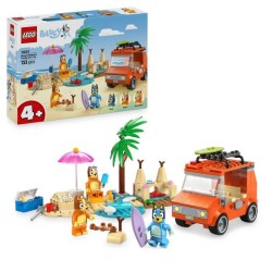 LEGO Bluey 11202 Les Vacances et le Voyage en Voiture de Bluey - Jeu d