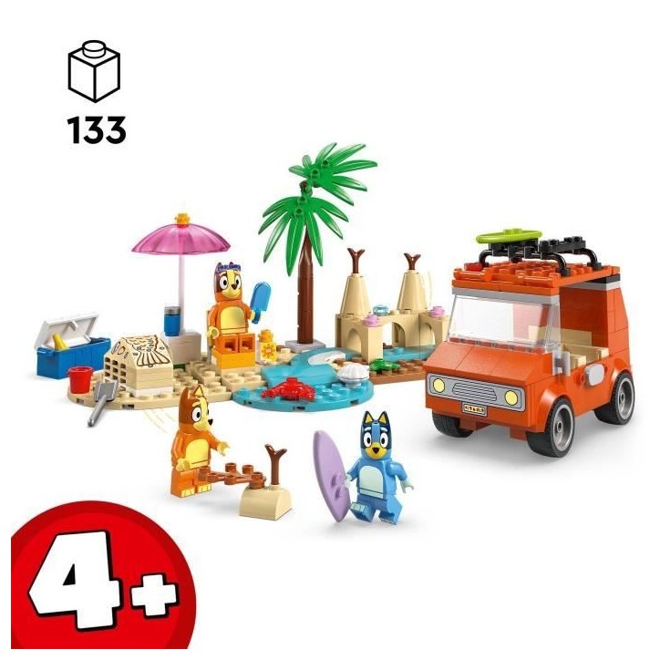 LEGO Bluey 11202 Les Vacances et le Voyage en Voiture de Bluey - Jeu de Construction 4 ans LEGO Bluey 11202 Les Vacances et le Voyage en Voiture de Bluey - Jeu de Construction 4 ans