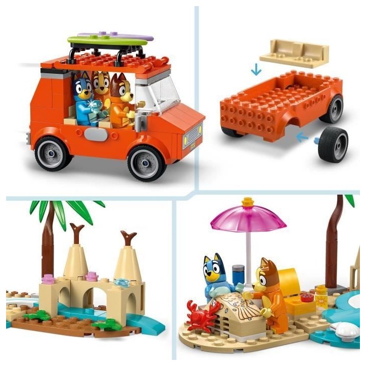 LEGO Bluey 11202 Les Vacances et le Voyage en Voiture de Bluey - Jeu de Construction 4 ans LEGO Bluey 11202 Les Vacances et le Voyage en Voiture de Bluey - Jeu de Construction 4 ans