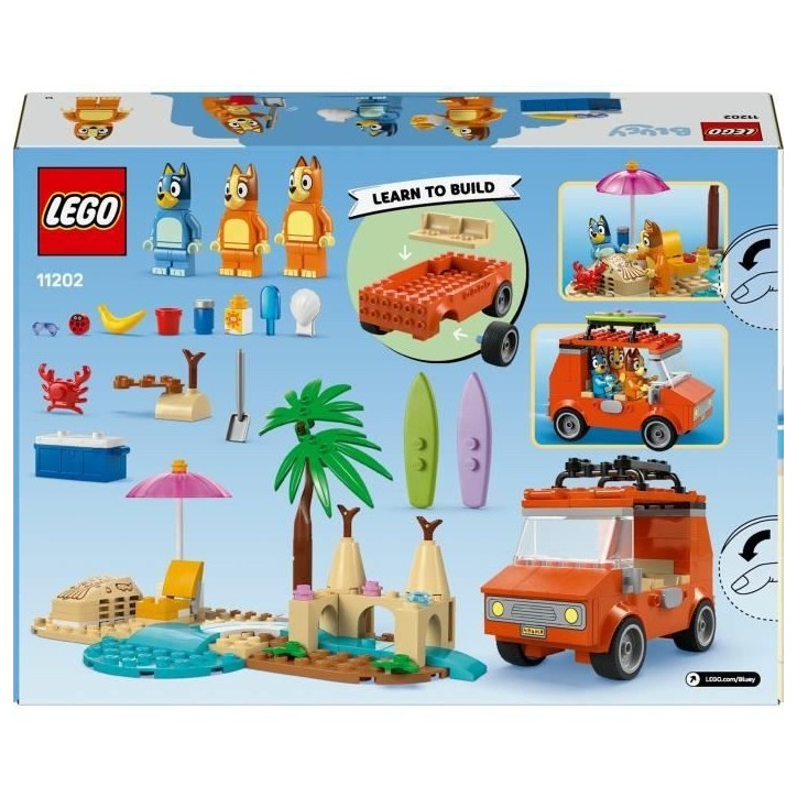 LEGO Bluey 11202 Les Vacances et le Voyage en Voiture de Bluey - Jeu de Construction 4 ans LEGO Bluey 11202 Les Vacances et le Voyage en Voiture de Bluey - Jeu de Construction 4 ans