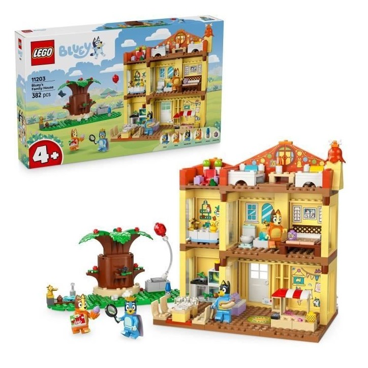 LEGO Bluey 11203 La Maison de Famille de Bluey - Jeu de Construction Fille ou enfant 4 ans LEGO Bluey 11203 La Maison de Famille de Bluey - Jeu de Construction Fille ou enfant 4 ans