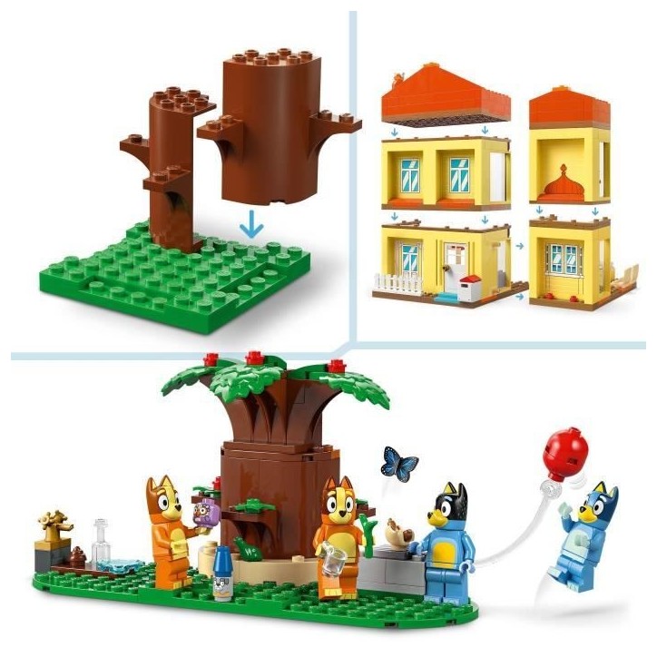 LEGO Bluey 11203 La Maison de Famille de Bluey - Jeu de Construction Fille ou enfant 4 ans LEGO Bluey 11203 La Maison de Famille de Bluey - Jeu de Construction Fille ou enfant 4 ans
