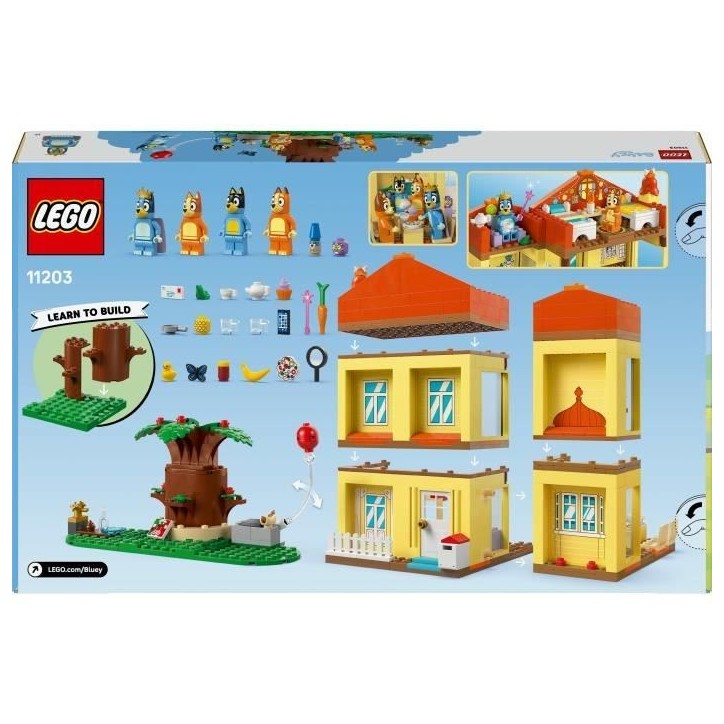 LEGO Bluey 11203 La Maison de Famille de Bluey - Jeu de Construction Fille ou enfant 4 ans LEGO Bluey 11203 La Maison de Famille de Bluey - Jeu de Construction Fille ou enfant 4 ans