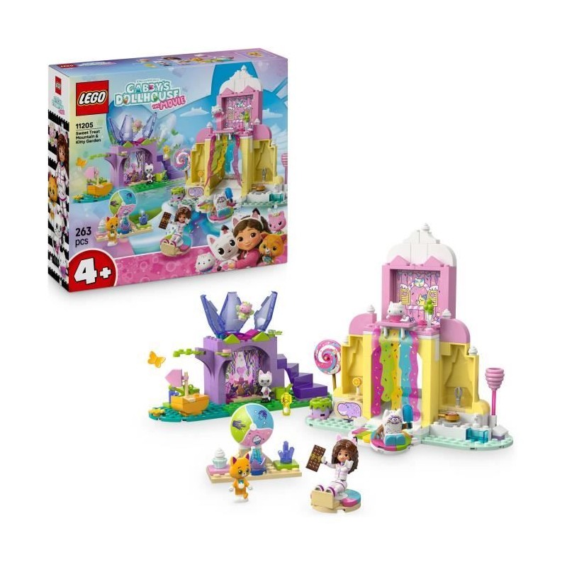 LEGO Gabby et la Maison Magique 11205 La Montagne de Friandises et le LEGO Gabby et la Maison Magique 11205 La Montagne de Friandises et le