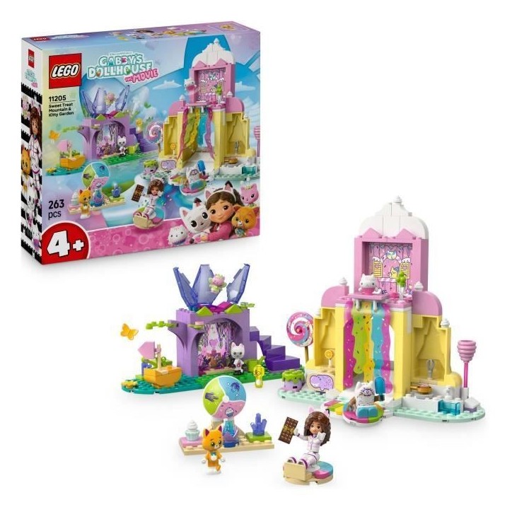 LEGO Gabby et la Maison Magique 11205 La Montagne de Friandises et le Jardin de Fée Minette LEGO Gabby et la Maison Magique 11205 La Montagne de Friandises et le Jardin de Fée Minette