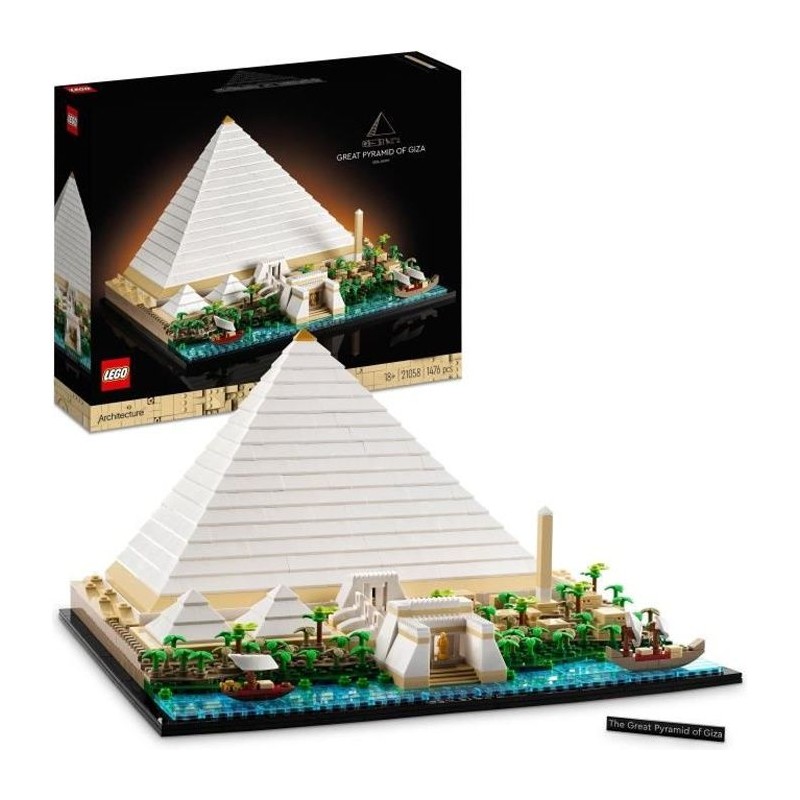 LEGO 21058 Architecture La Grande Pyramide de Gizeh, Loisir Créatif M LEGO 21058 Architecture La Grande Pyramide de Gizeh, Loisir Créatif M