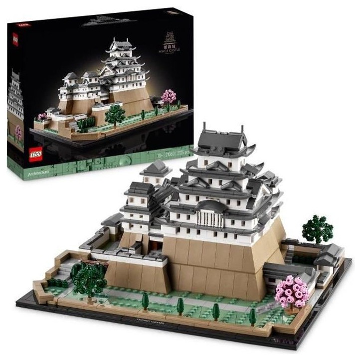 LEGO Architecture 21060 Le Château d'Himeji, Kit de Construction de Maquettes pour Adultes Fans de la Culture Japonaise