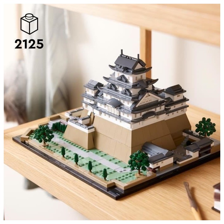 LEGO Architecture 21060 Le Château d'Himeji, Kit de Construction de Maquettes pour Adultes Fans de la Culture Japonaise