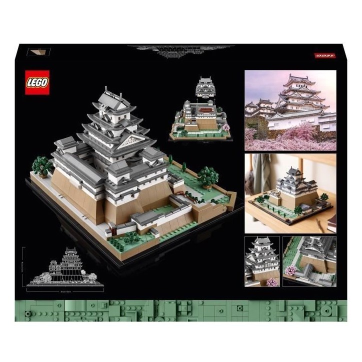 LEGO Architecture 21060 Le Château d'Himeji, Kit de Construction de Maquettes pour Adultes Fans de la Culture Japonaise