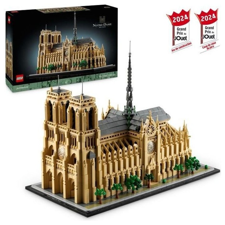 LEGO Architecture 21061 Notre-Dame de Paris - Set de Construction pour Adultes