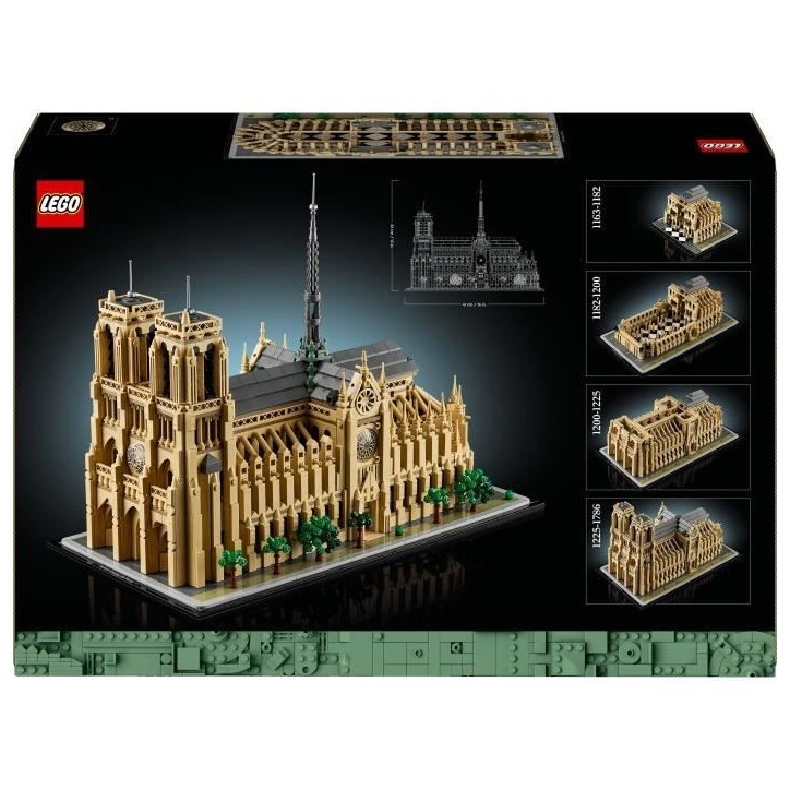 LEGO Architecture 21061 Notre-Dame de Paris - Set de Construction pour Adultes