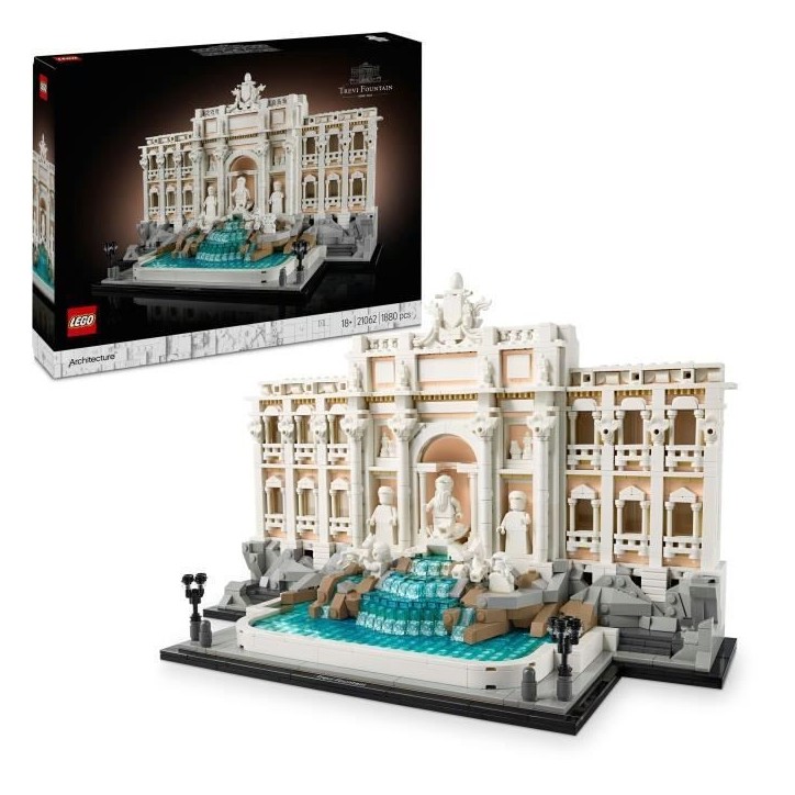 LEGO Architecture 21062 La fontaine de Trevi - Set de construction pour adulte sur Rome