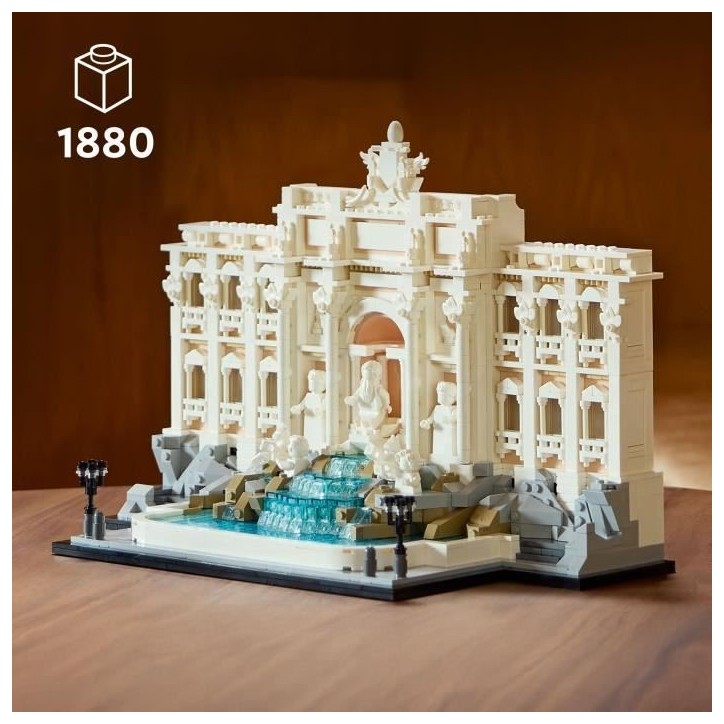 LEGO Architecture 21062 La fontaine de Trevi - Set de construction pour adulte sur Rome