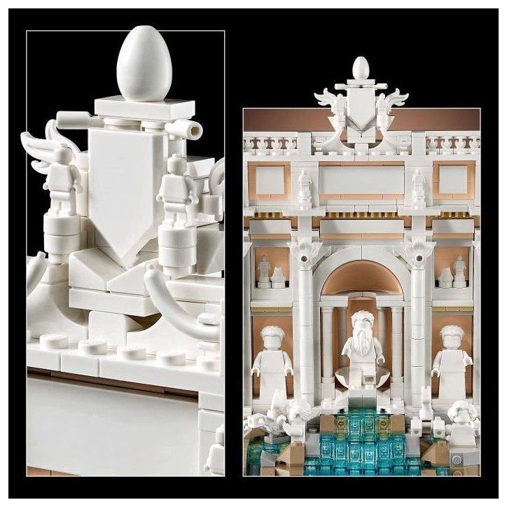 LEGO Architecture 21062 La fontaine de Trevi - Set de construction pour adulte sur Rome
