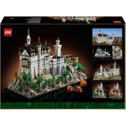 LEGO Architecture 21063 Le Château de Neuschwanstein - Set de Constru