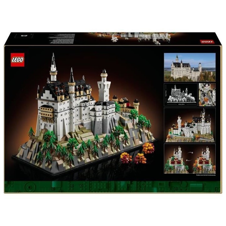 LEGO Architecture 21063 Le Château de Neuschwanstein - Set de Construction pour Adulte LEGO Architecture 21063 Le Château de Neuschwanstein - Set de Construction pour Adulte