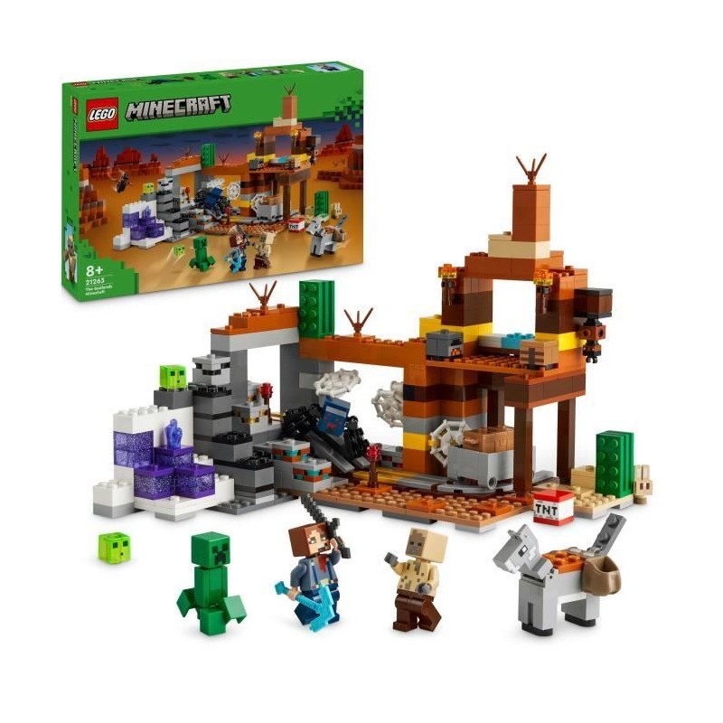LEGO Minecraft 21263 La mine des Badlands - Jouet pour enfants inspir LEGO Minecraft 21263 La mine des Badlands - Jouet pour enfants inspir