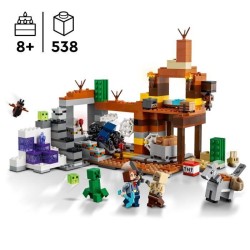 LEGO Minecraft 21263 La mine des Badlands - Jouet pour enfants inspir
