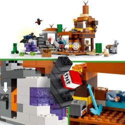 LEGO Minecraft 21263 La mine des Badlands - Jouet pour enfants inspir
