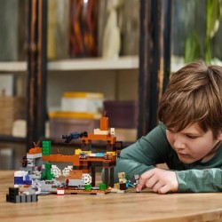 LEGO Minecraft 21263 La mine des Badlands - Jouet pour enfants inspir