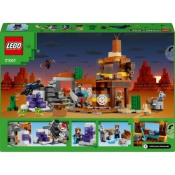 LEGO Minecraft 21263 La mine des Badlands - Jouet pour enfants inspir