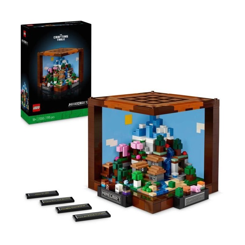 LEGO Minecraft 21265 L'établi - Set de Construction et d'Exploration LEGO Minecraft 21265 L'établi - Set de Construction et d'Exploration