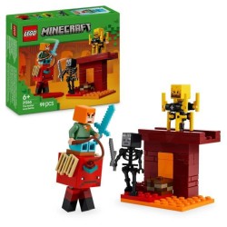 LEGO Minecraft 21266 La bataille de la lave du Nether - Jouet pour fan