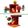LEGO Minecraft 21266 La bataille de la lave du Nether - Jouet pour fan