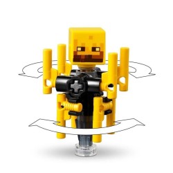LEGO Minecraft 21266 La bataille de la lave du Nether - Jouet pour fan