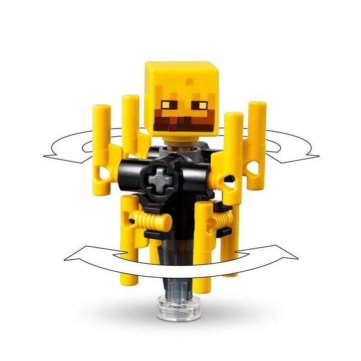 LEGO Minecraft 21266 La bataille de la lave du Nether - Jouet pour fans de jeux vidéo LEGO Minecraft 21266 La bataille de la lave du Nether - Jouet pour fans de jeux vidéo