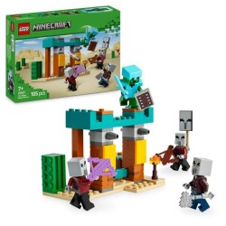 LEGO Minecraft 21267 La patrouille d'Illageois du désert - Jeu de con
