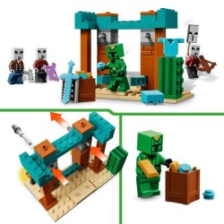 LEGO Minecraft 21267 La patrouille d'Illageois du désert - Jeu de con