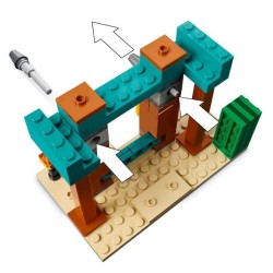 LEGO Minecraft 21267 La patrouille d'Illageois du désert - Jeu de con