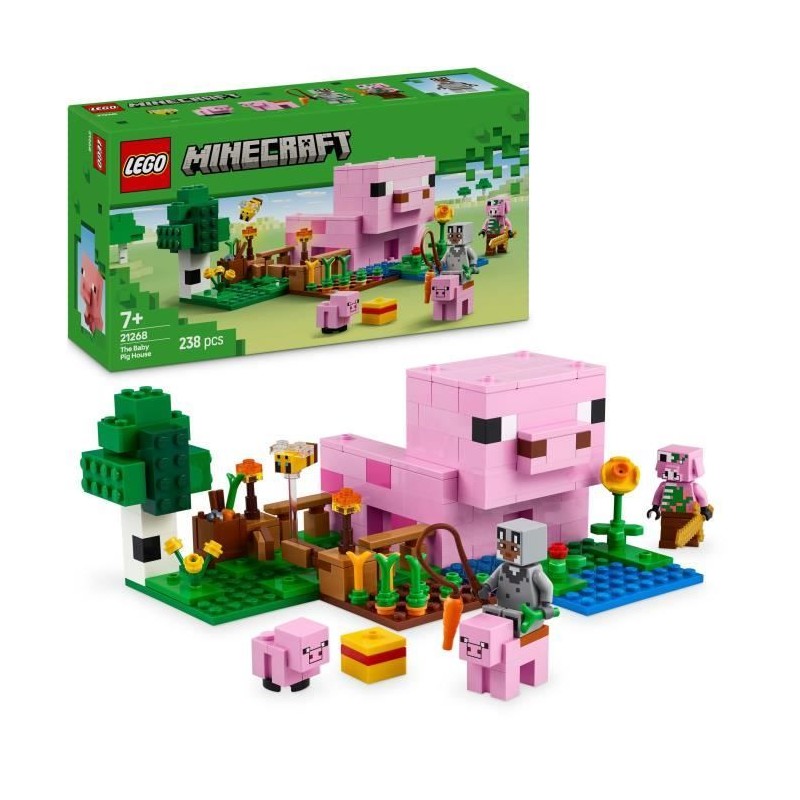 LEGO Minecraft 21268 La maison de Porcelet - Jeu de construction pour