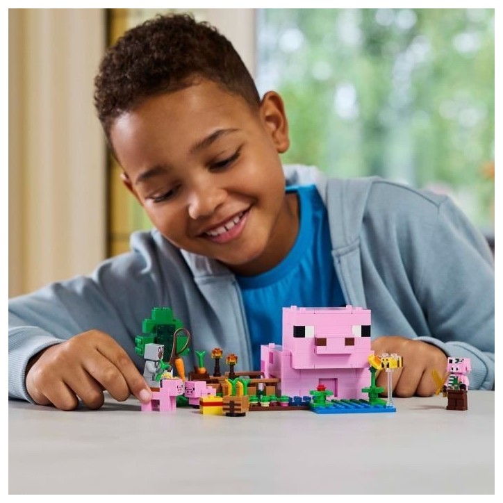 LEGO Minecraft 21268 La maison de Porcelet - Jeu de construction pour enfant des 7 ans