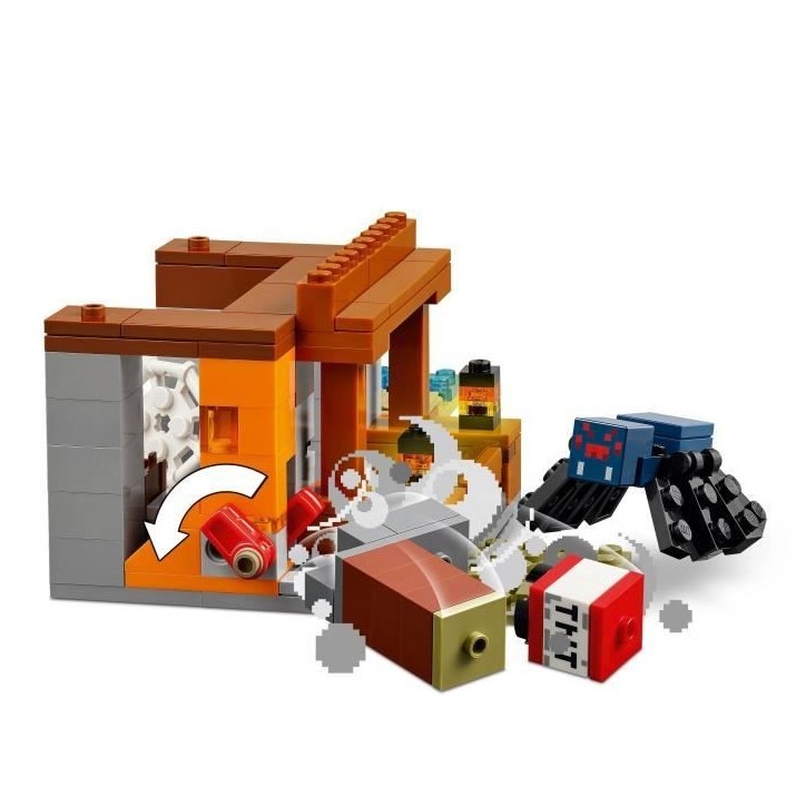 LEGO Minecraft 21269 L'expédition dans la mine du tatou - Jeu de construction pour garçon