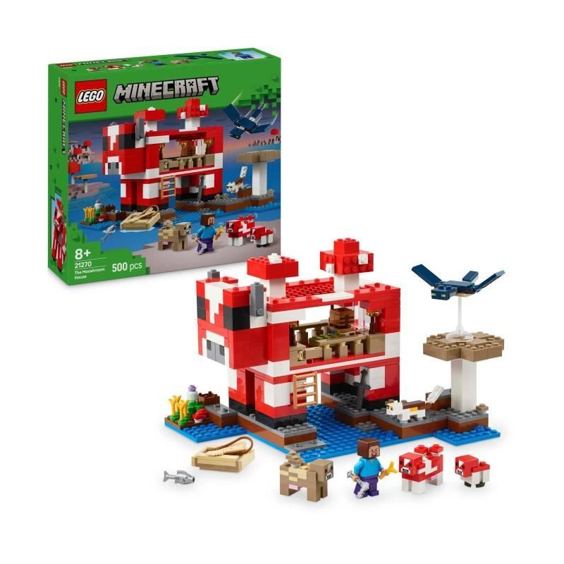 LEGO Minecraft 21270 La maison des Champimeuhs - Jeu de construction p LEGO Minecraft 21270 La maison des Champimeuhs - Jeu de construction p