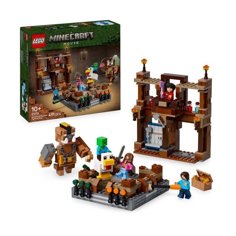 LEGO Minecraft 21272 Le Ring du Manoir des Bois - Jeu de construction LEGO Minecraft 21272 Le Ring du Manoir des Bois - Jeu de construction