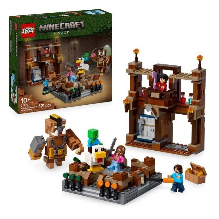 LEGO Minecraft 21272 Le Ring du Manoir des Bois - Jeu de construction garçon des 10 ans LEGO Minecraft 21272 Le Ring du Manoir des Bois - Jeu de construction garçon des 10 ans