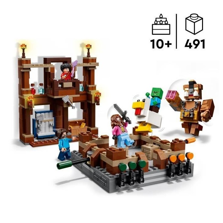 LEGO Minecraft 21272 Le Ring du Manoir des Bois - Jeu de construction garçon des 10 ans LEGO Minecraft 21272 Le Ring du Manoir des Bois - Jeu de construction garçon des 10 ans
