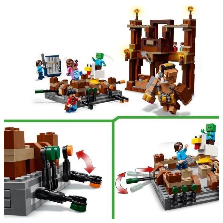 LEGO Minecraft 21272 Le Ring du Manoir des Bois - Jeu de construction garçon des 10 ans LEGO Minecraft 21272 Le Ring du Manoir des Bois - Jeu de construction garçon des 10 ans