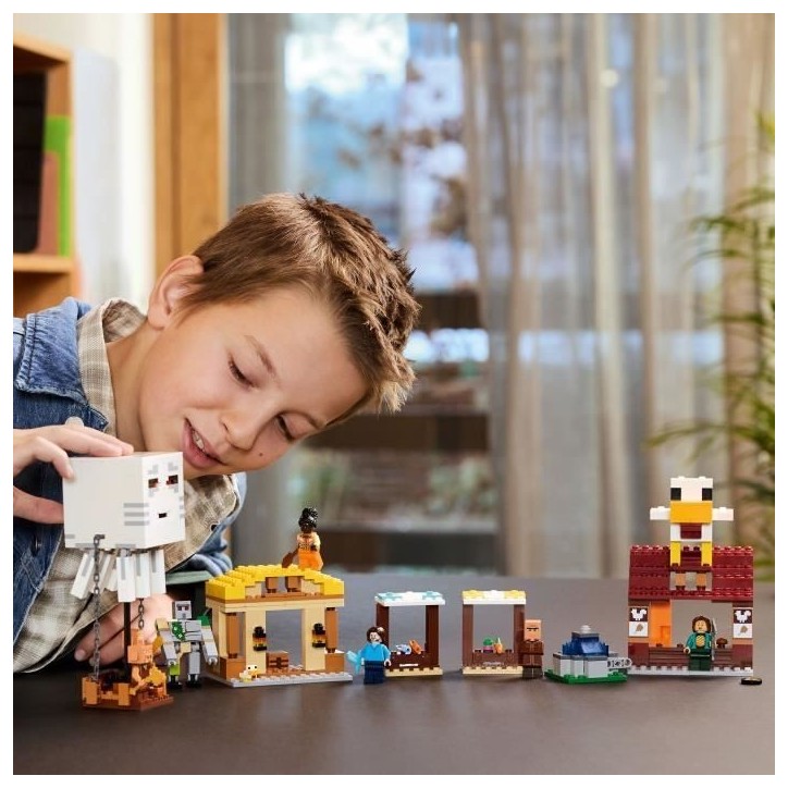 LEGO Minecraft 21273 Les Ghasts a l'Attaque du Village - Jeu pour garçon des 10 ans LEGO Minecraft 21273 Les Ghasts a l'Attaque du Village - Jeu pour garçon des 10 ans