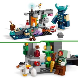LEGO Minecraft 21274 La Rencontre Avec Le Warden - Jouet Collector Pou